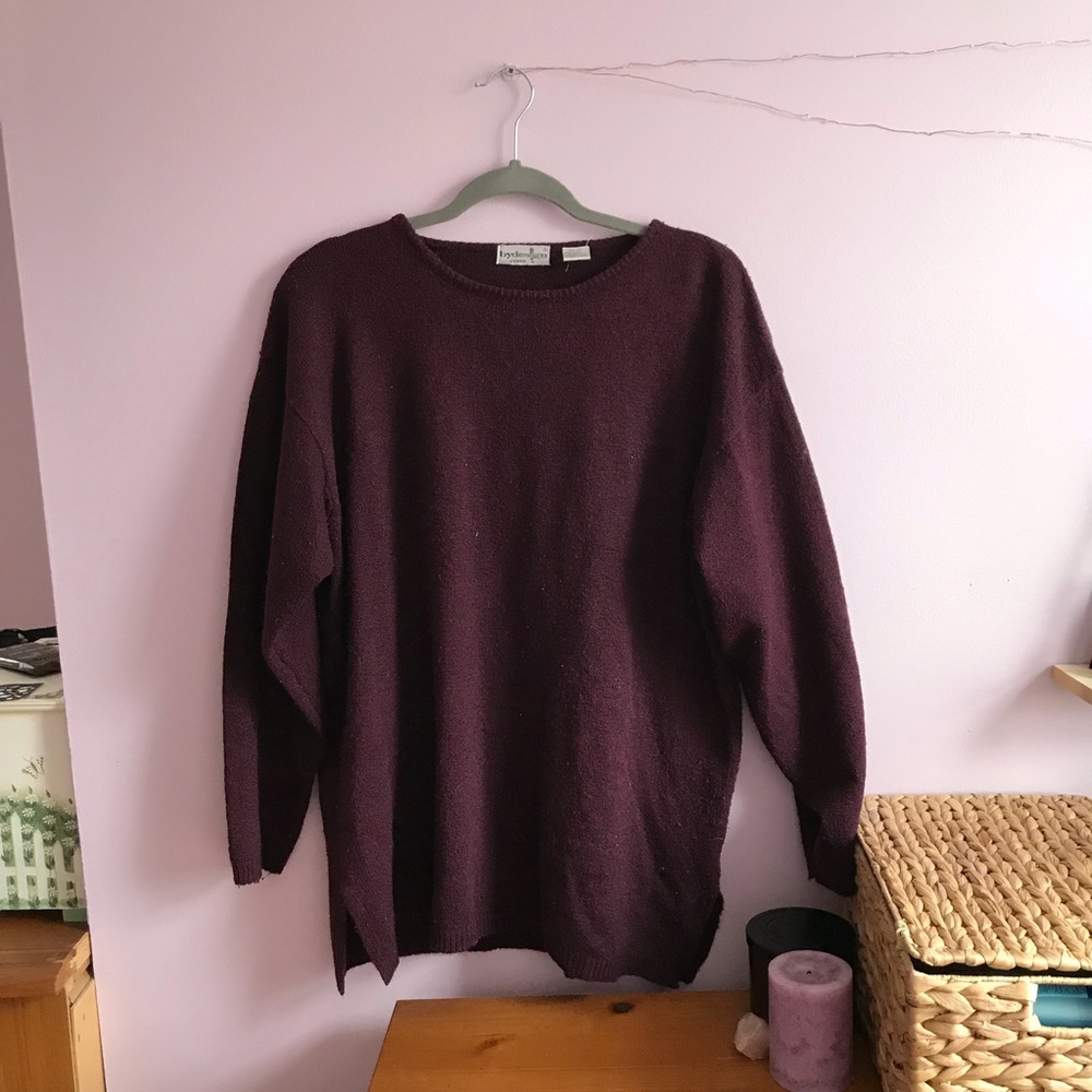 Oversized grunge sweater